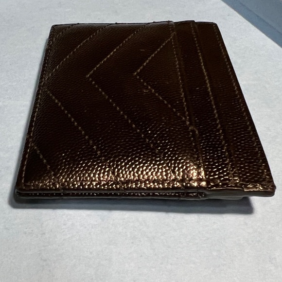 YSL | Saint Laurent Card Case | YSL Wallet Accessory | Designer Leather Wallet - Picture 3 of 12